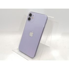 【中古】Apple 国内版 【SIMフリー】 iPhone 11 64GB パープル MWLX2J/A【池袋東口】保証期間１ヶ月【ランクC】