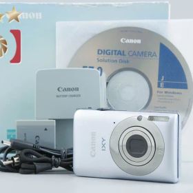 【中古】Canon キヤノン IXY 200F シルバー コンパクトデジタルカメラ 元箱付き