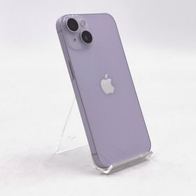 【最速発送】 iPhone 14 128GB パープル SIMフリー 白ロム【難有】 82%