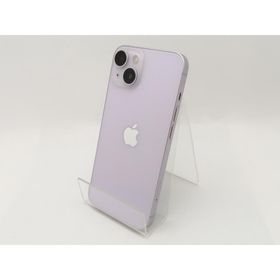 【中古】Apple 国内版 【SIMフリー】 iPhone 14 128GB パープル MPUY3J/A【津田沼】保証期間１ヶ月【ランクC】