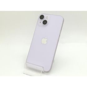 【中古】Apple docomo 【SIMフリー】 iPhone 14 128GB パープル MPUY3J/A【静岡】保証期間１ヶ月【ランクC】