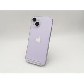 【中古】Apple au 【SIMフリー】 iPhone 14 128GB パープル MPUY3J/A【大阪本店】保証期間１ヶ月【ランクC】