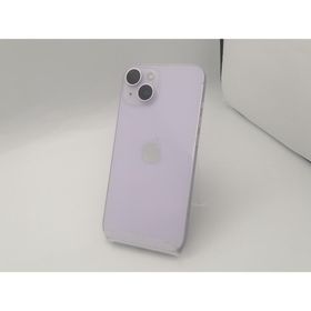 【中古】Apple au 【SIMフリー】 iPhone 14 128GB パープル MPUY3J/A【広島本通】保証期間１ヶ月【ランクC】