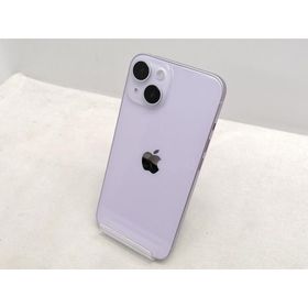 【中古】Apple docomo 【SIMフリー】 iPhone 14 128GB パープル MPUY3J/A【仙台駅東口】保証期間１ヶ月【ランクC】