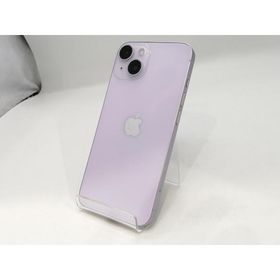 【中古】Apple docomo 【SIMフリー】 iPhone 14 128GB パープル MPUY3J/A【浜松駅前】保証期間１ヶ月【ランクC】