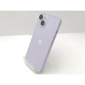 【中古】Apple SoftBank 【SIMフリー】 iPhone 14 128GB パープル MPUY3J/A【新宿東口】保証期間１ヶ月【ランクB】