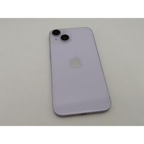 【中古】Apple au 【SIMフリー】 iPhone 14 128GB パープル MPUY3J/A【なんば】保証期間１ヶ月【ランクC】