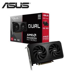 ASUS｜エイスース ASUS Radeon RX 9050 デュアルファン搭載 オーバークロック グラフィックボード DUAL-RX9050-O8G 返品種別B