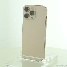 (中古)Apple iPhone16 Pro Max 256GB デザートチタニウム MYWJ3J/A SIMフリー(377-ud)