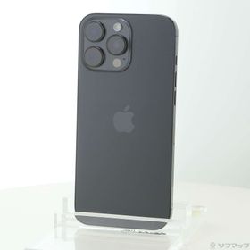 (中古)Apple iPhone16 Pro Max 256GB ブラックチタニウム MYWG3J/A SIMフリー(377-ud)