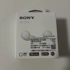 SONY ワイヤレスイヤホン WF-C510 ホワイト