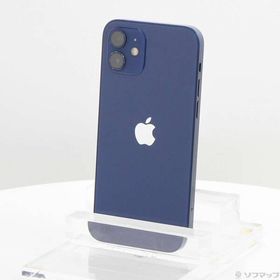 〔中古〕Apple(アップル) iPhone12 64GB ブルー MGHR3J／A SIMフリー〔196-ud〕