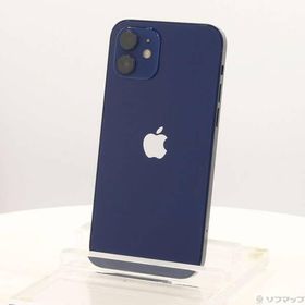 〔中古〕Apple(アップル) iPhone12 64GB ブルー MGHR3J／A SIMフリー〔262-ud〕