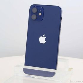 〔中古〕Apple(アップル) iPhone12 64GB ブルー MGHR3J／A SIMフリー〔258-ud〕