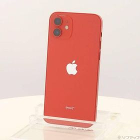 〔中古〕Apple(アップル) iPhone12 64GB プロダクトレッド MGHQ3J／A SIMフリー〔297-ud〕