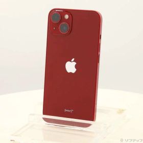 【中古】Apple(アップル) iPhone13 256GB プロダクトレッド MLNL3J／A SIMフリー 【305-ud】