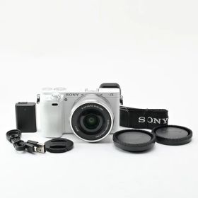 ＜美品＞ SONY α6000 パワーズームレンズキット ホワイト｜E PZ 16-50mm F3.5-5.6 OSS｜シャッター数14,062枚