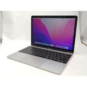【中古】Apple MacBook 12インチ CTO (Early 2016) シルバー Core m5 (1.2G)/8G/512G(SSD)/intel HD 515【新宿2】保証期間１ヶ月【ランクC】