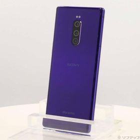 〔中古〕SONY(ソニー) Xperia 1 64GB パープル SO-03L docomoロック解除SIMフリー〔348-ud〕