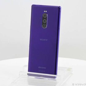 〔中古〕SONY(ソニー) Xperia 1 64GB パープル SO-03L docomoロック解除SIMフリー〔368-ud〕