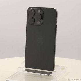 〔中古〕Apple(アップル) iPhone15 Pro Max 256GB ブラックチタニウム MU6P3J／A SIMフリー〔305-ud〕