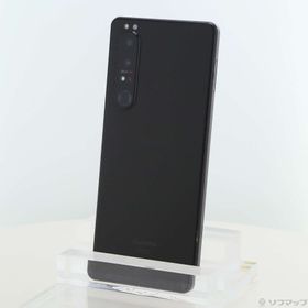 (中古)SONY Xperia 1 III 256GB フロストブラック SO-51B docomoロック解除SIMフリー(198-ud)