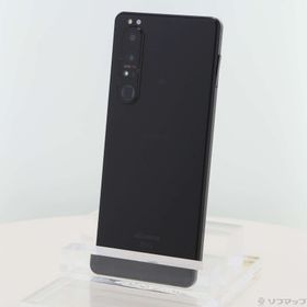 (中古)SONY Xperia 1 III 256GB フロストブラック SO-51B docomoロック解除SIMフリー(276-ud)