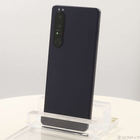 (中古)SONY Xperia 1 III 256GB フロストパープル SOG03 auロック解除SIMフリー(295-ud)