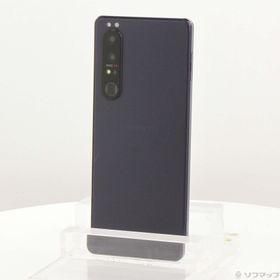 (中古)SONY Xperia 1 III 256GB フロストパープル SOG03 auロック解除SIMフリー(198-ud)