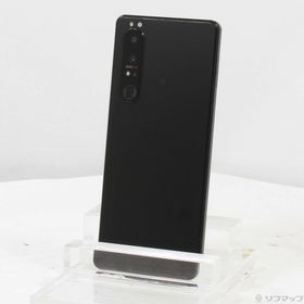 (中古)SONY Xperia 1 III 256GB フロストブラック SOG03 auロック解除SIMフリー(368-ud)