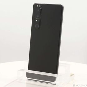 (中古)SONY Xperia 1 III 256GB フロストブラック SOG03 auロック解除SIMフリー(196-ud)