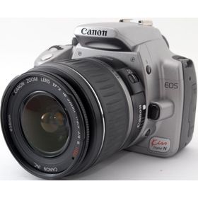 キヤノン デジタル一眼 CANON EOS Kiss DIGITAL N シルバー レンズキット 中古 メモリーカード付き 届いてすぐに使える