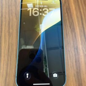 訳あり iPhone13 256GB ブルー SIMフリー 電池78%