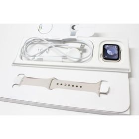 Apple Watch SE 第2世代/GPS/40mm/A2722/スターライト/アップルウォッチ/純正バンド/本体〈MR9U3J/A〉バッテリー89％