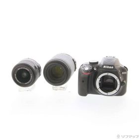 〔中古〕Nikon(ニコン) NIKON D3300 ダブルズームキット (2416万画素／SDXC)〔251-ud〕