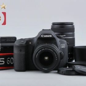 【中古】Canon キヤノン EOS 60D ダブルズームキット シャッター回数僅少