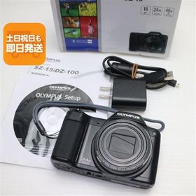 超美品 SZ-15 STYLUS ブラック 即日発送 デジカメ OLYMPUS 本体 あすつく 土日祝発送OK