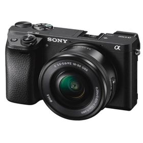 【中古】【1ヶ月保証】 ソニー SONY α6300 ILCE-6300 ブラック レンズキット Wi-Fiでスマホへ転送 4K対応 防塵防滴 チ