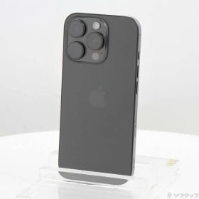ソフマップ 〔中古品〕 iPhone16 Pro 128GB ブラックチタニウム MYMV3J／A SIMフリー【276】