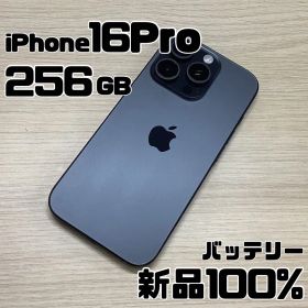 【美品】iPhone16Pro 256GB ブラックチタニウム No.123
