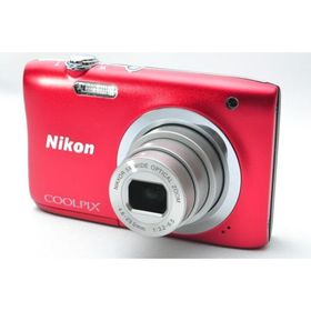 【中古】【1ヶ月保証】 ニコン Nikon デジタルカメラ COOLPIX A100 光学5倍 2005万画素 レッド A100RD