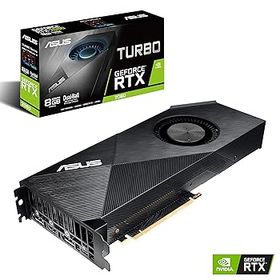 【中古】【39shop】ASUS★NVIDIA Turbo RTX 2080 8GB GDDR6 HDMI/2DisplayPort/USB Type-C PCI-Express ビデオカード（非常に良い）