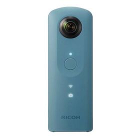 【中古】【1ヶ月保証】 リコー RICOH THETA SC ブルー 全天球カメラ 910743