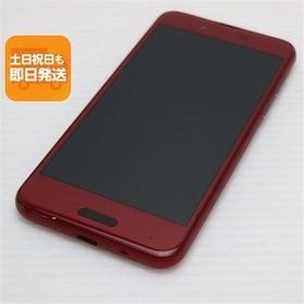 美品 SHV40 AQUOS sense レッド スマホ 即日発送 スマホ 白ロム 中古 au SHARP あすつく 土日祝発送OK