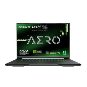 ゲーミングノートパソコン GIGABYTE AERO X16 2WHA3JPC65DP 16インチ Ryzen AI 9 HX370 GeForce RTX 5070 Laptop メモリ:32GB SSD:1TB Windows 11 Pro 日本語キーボード ルーナーホワイト ギガバイトノートPC 4719331764180-ds