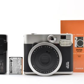 富士フイルム FUJIFILM instax mini 90 NEO CLASSIC ブラック インスタックス ミニ チェキ インスタントフィルムカメラ [美品] #3018684A