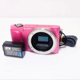 【美品】SONY NEX-3N ピンク ボディのみ 動作品