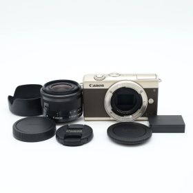 ★美品★ CANON キヤノン EOS M200 EF-M15-45 IS STM レンズキット リミテッドゴールド