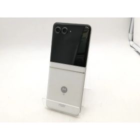 【中古】MOTOROLA docomo 【SIMフリー】 motorola razr 50d ホワイトマーブル 8GB 256GB M-51E【柏】保証期間1ヶ月【ランクB】