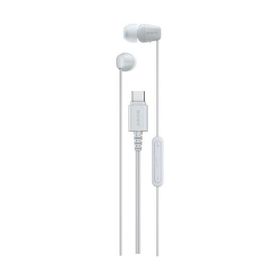 ソニー(SONY) IER-EX15C-WZ ホワイト 有線カナルイヤホン USB Type-C対応 5mmドライバー搭載 リモコン付